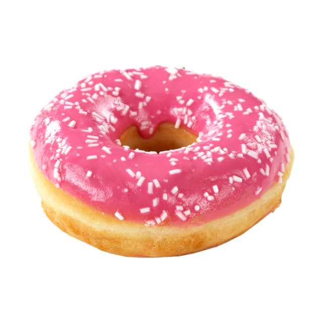 Donut m/ rosa glasur